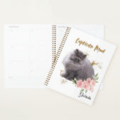 Elegant Capricor Zodiac Cat Planner Notebook (Display)