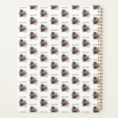 Elegant Capricor Zodiac Cat Planner Notebook (Achterkant)