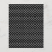 Elegant Carbon Fibre Style Print Background Flyer (Voorkant)