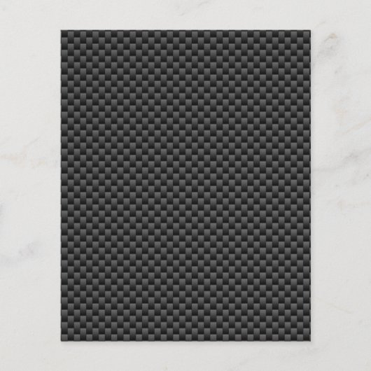 Elegant Carbon Fibre Style Print Background Flyer (Voorkant)