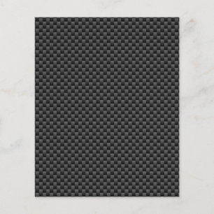 Elegant Carbon Fibre Style Print Background Flyer