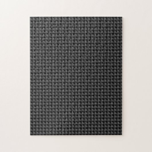 Elegant Carbon Fibre Style Print Background Legpuzzel (Verticaal)