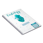Elegant cardiology notitieboek voor student genees (Rechterzijde)