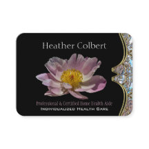 Elegant Caregiver Petal Professional Visitekaartje