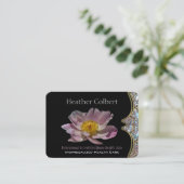 Elegant Caregiver Petal Professional Visitekaartje (Staand voorkant)