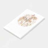 Elegant Carrouselpaard Frans Sprookje Post-it® Notes (Schuin)