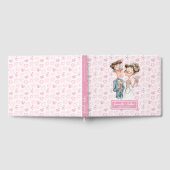 Elegant Cartoon paar bruiloft gastenboek (Volledig)