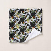 Elegant Casablanca White Oriental Lilies Bad Handdoek (Wasdoekje)