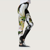 Elegant Casablanca White Oriental Lilies Leggings (Rechts)