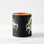 Elegant Casablanca White Oriental Lilies Mok (Midden)