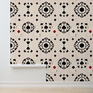 Elegant Casino Royale: Ace & King spelen Kaart Behang