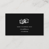 Elegant casino visitekaartje (Achterkant)