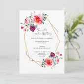 Elegant casual informele minimalistische uitnodigi kaart (Staand voorkant)