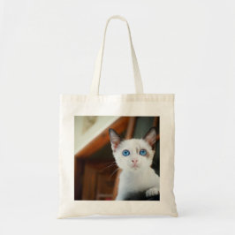 Elegant Cat Afbeelding Canvas tas