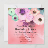 ELEGANT CAT, BIG DIVA PET EN ROZEN BIRTHDAY PARTIJ KAART (Achterkant)