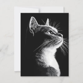 Elegant Cat Briefkaart