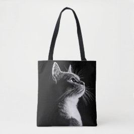 Elegant Cat Tote Bag
