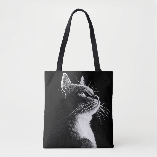 Elegant Cat Tote Bag (Voorkant)