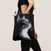 Elegant Cat Tote Bag (Dichtbij)
