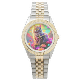 Elegant Cat Watch for Women  Horloge