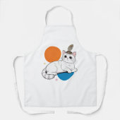 Elegant Cat with Peacock Feather Headdress Schort (Voorkant)