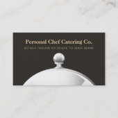 Elegant Catering Company Cloche Visitekaartje (Voorkant)