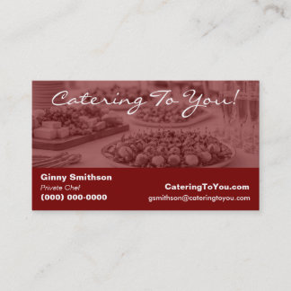 Elegant Catering | Eetservice & Privé-kok Visitekaartje