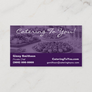 Elegant Catering | Eetservice & Privé-kok Visitekaartje