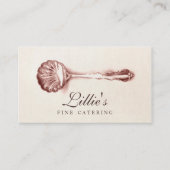 Elegant Catering Personal Chef  Spoon Visitekaartje (Voorkant)