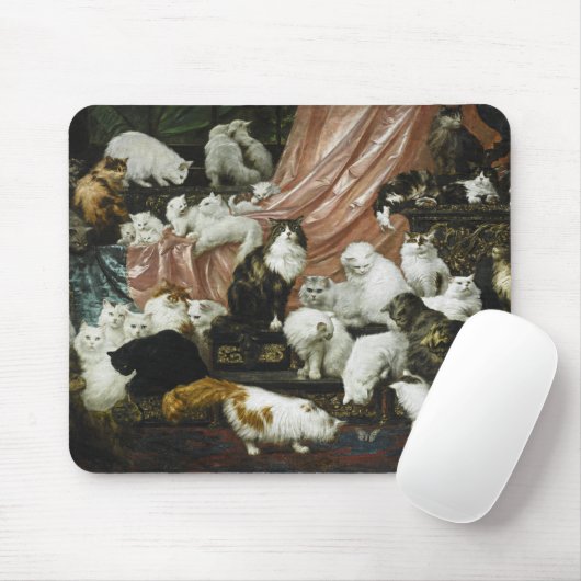 Elegant Cats Cat Lovers Mousepad Muismat (Met muis)