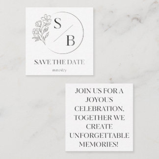 Elegant Celebration Invitation Card | Modern Event Vierkante Visitekaartje
