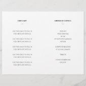 Elegant Celebration of Life Funeral Programme (Achterkant)