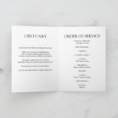 Elegant Celebration of Life Funeral Programme Programma (Binnen)