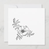 Elegant Celebration of Life Memorial begrafenis Kaart (Achterkant)