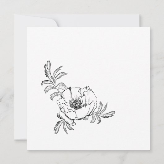 Elegant Celebration of Life Memorial begrafenis Kaart (Achterkant)