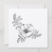 Elegant Celebration of Life Memorial begrafenis Ui Kaart (Achterkant)