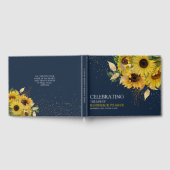 Elegant 'Celebration of Life' - Memorial Sunflower Gastenboek (Volledig)