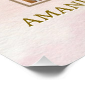 Elegant Celebration of Life Photo Funeral Poster (Hoek)