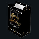 "Elegant Celebration" - Zakelijke feestdag Medium Cadeauzakje<br><div class="desc">Presentatie van "Elegant Celebration", een serie aangepaste geschenktassen ontworpen om een verfijnde touch toe te voegen aan het kerstfeestje van uw bedrijf. Deze tassen zijn perfect voor het presenteren van geschenken aan klanten, werknemers, vrienden en familie, met een mix van elegantie en feestelijke vrolijkheid. Prettige feestdagen Elke geschenktas is voorzien...</div>