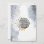 Elegant Celestial Baby/Bridal/Couples Shower Kaart (Achterkant)