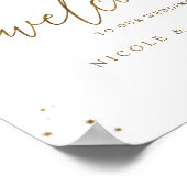 Elegant Celestial Wedding Welcome Sign Poster (Hoek)
