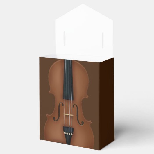 Elegant Cello Stringed Instrument Klassieke muziek Bedankdoosjes (Geopend)
