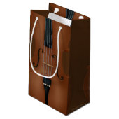 Elegant Cello Stringed Instrument Klassieke muziek Klein Cadeauzakje (Achterkant Gekanteld)