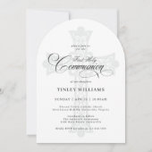 Elegant Celtic Cross First Holy Communion Kaart (Voorkant)