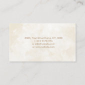 Elegant Celtic Knot Ornament -  Gold Visitekaartje (Achterkant)