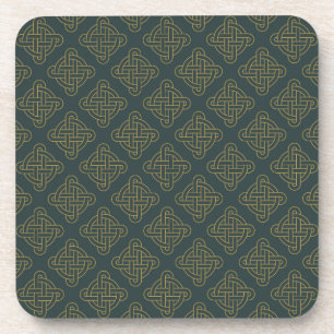 Elegant Celtic Knot Pattern Bier Onderzetter