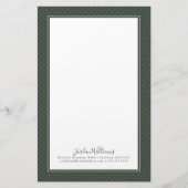 Elegant Celtic Knot Pattern Briefpapier (Voorkant)