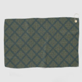 Elegant Celtic Knot Pattern Golfhanddoek (Horizontaal)