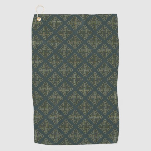 Elegant Celtic Knot Pattern Golfhanddoek (Voorkant)