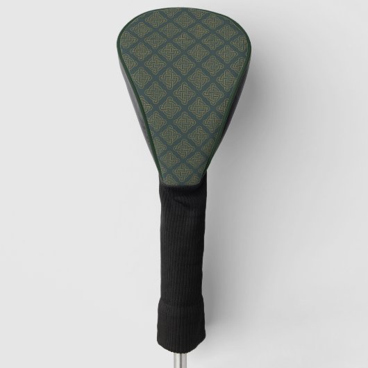 Elegant Celtic Knot Pattern Golfheadcover (Voorkant)